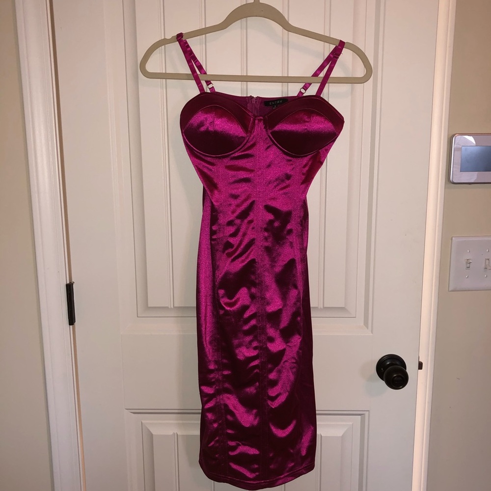 Satin Cocktail Dress